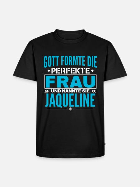 Conception du nom Jaqueline - T-shirt Premium bio Homme - noir