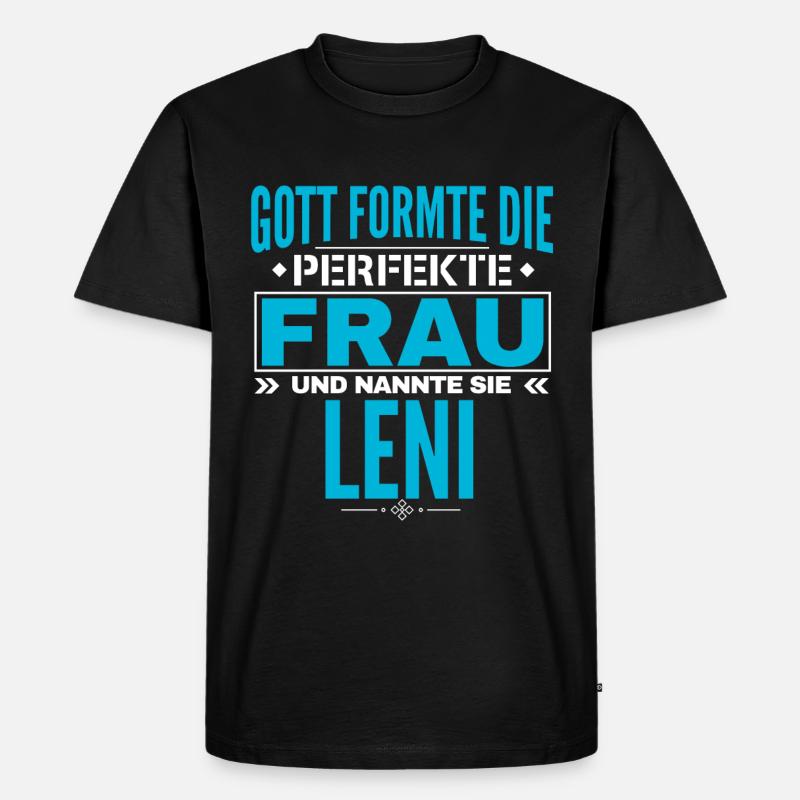 Conception du nom de Leni - T-shirt Premium bio Homme - noir