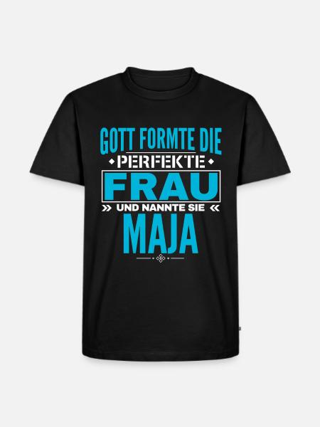 Maja Name Design - Men's Premium Organic T-Shirt - black
