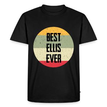 Le meilleur Ellis de tous les temps - T-shirt Premium bio Homme - noir - Devant - Nico (187cm)