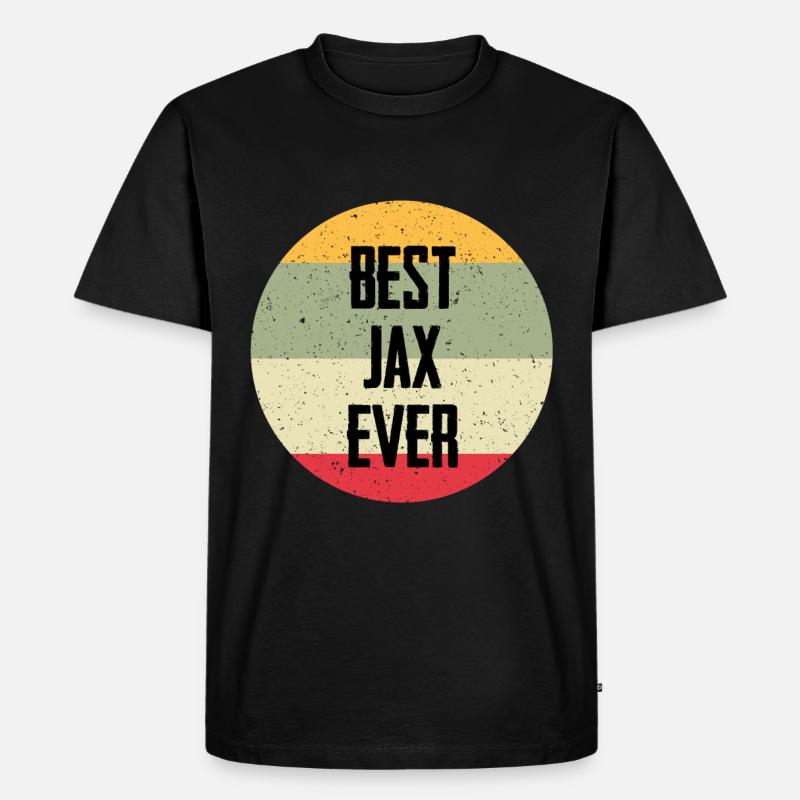 Best Jax Ever - Männer Premium Bio T-Shirt - Schwarz