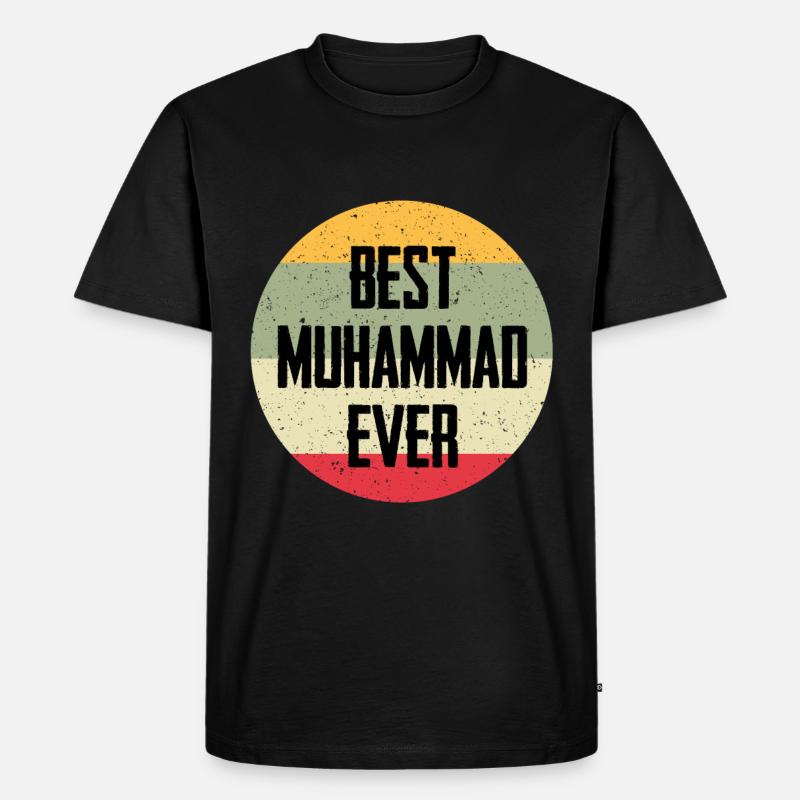 Best Muhammad Ever - Männer Premium Bio T-Shirt - Schwarz