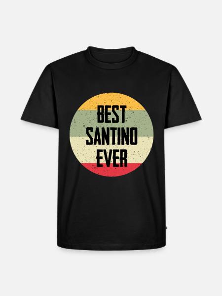Le meilleur Santino de tous les temps - T-shirt Premium bio Homme - noir