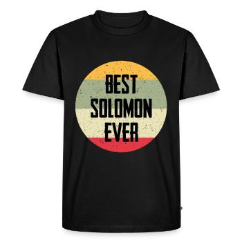 Le meilleur Salomon de tous les temps - T-shirt Premium bio Homme - noir - Devant - Nico (187cm)