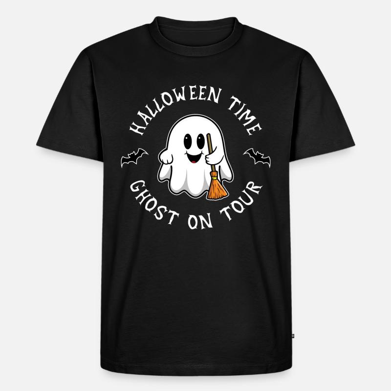 Halloween - Männer Premium Bio T-Shirt - Schwarz