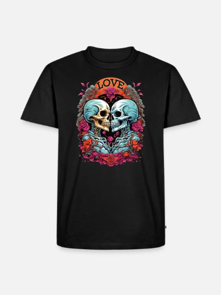 Love Forever - Men's Premium Organic T-Shirt - black