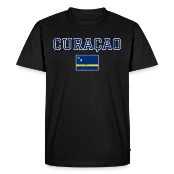 Curaçao - T-shirt Premium bio Homme - noir - Devant - Nico (187cm)