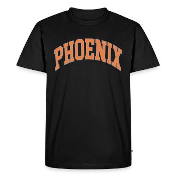 Phoenix - Men's Premium Organic T-Shirt - black - Front - Nico (187cm)