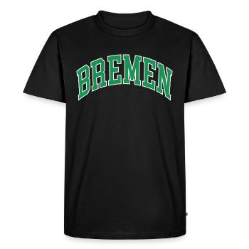 Brême - T-shirt Premium bio Homme - noir - Devant - Nico (187cm)
