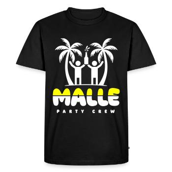 Malle 2024 Mallorca Saying - Men's Premium Organic T-Shirt - black - Front - Nico (187cm)