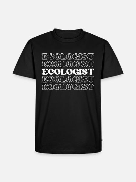 Ecologist Environmentalist Conservationist - Men's Premium Organic T-Shirt - black