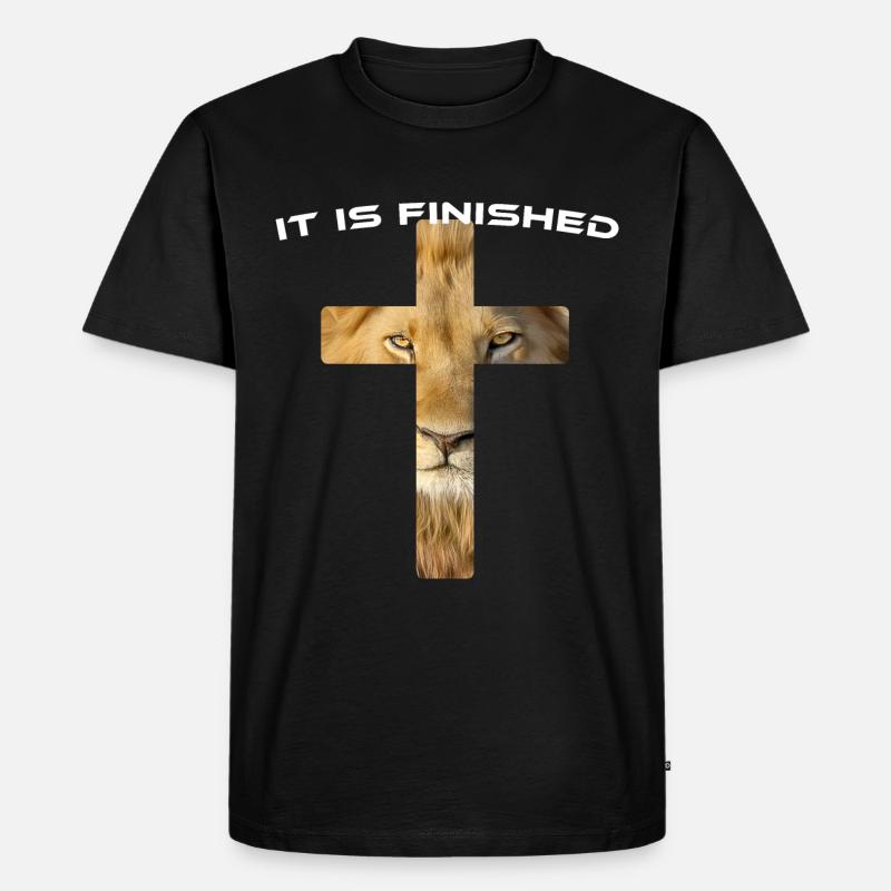 It's done - it's finished - Men's Premium Organic T-Shirt - black