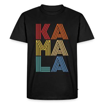 Kamala Harris, Kamala Harris 2020 Vintage Style - Men's Premium Organic T-Shirt - black - Front - Nico (187cm)