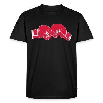 Boxhandschuhe - T-shirt Premium bio Homme - noir - Devant - Nico (187cm)