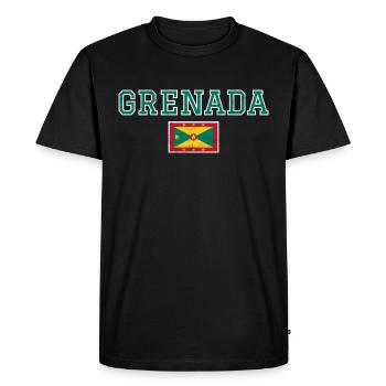 Grenade - T-shirt Premium bio Homme - noir - Devant - Nico (187cm)