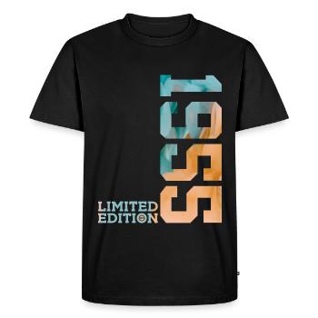71ST BIRTHDAY LIMITED EDITION 1955 - Men's Premium Organic T-Shirt - black - Front - Nico (187cm)