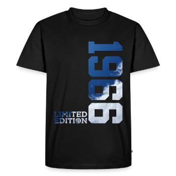 LIMITED EDITION 1966 60TH BIRTHDAY - Men's Premium Organic T-Shirt - black - Front - Nico (187cm)