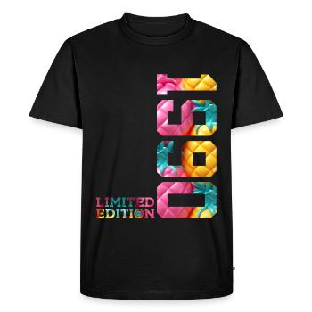 36TH BIRTHDAY LIMITED EDITION 1990 - Men's Premium Organic T-Shirt - black - Front - Nico (187cm)