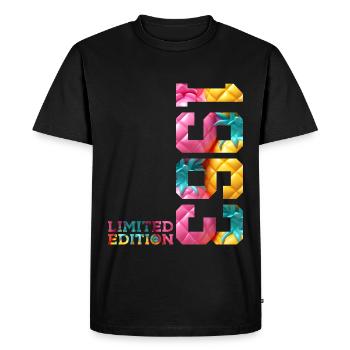 63E ANNIVERSAIRE ÉDITION LIMITÉE 1963 - T-shirt Premium bio Homme - noir - Devant - Nico (187cm)