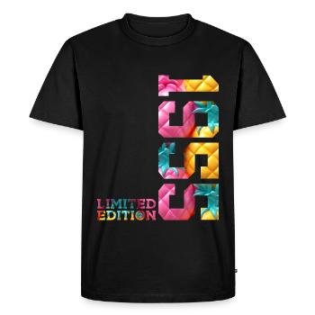 71ST BIRTHDAY LIMITED EDITION 1955 - Men's Premium Organic T-Shirt - black - Front - Nico (187cm)