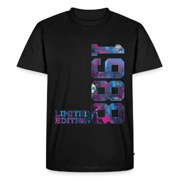 38TH BIRTHDAY 38 YEARS LIMITED EDITION 1988 - Men's Premium Organic T-Shirt - black - Front - Nico (187cm)