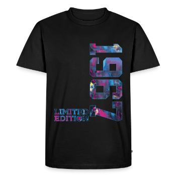 59TH BIRTHDAY 59 YEARS LIMITED EDITION 1967 - Men's Premium Organic T-Shirt - black - Front - Nico (187cm)