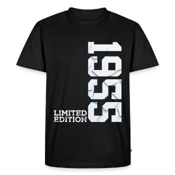 71ST BIRTHDAY LIMITED EDITION 1955 - Men's Premium Organic T-Shirt - black - Front - Nico (187cm)