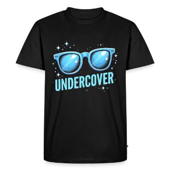 Déguisement Undercover - Sunglasses Fun - T-shirt Premium bio Homme - noir - Devant - Nico (187cm)