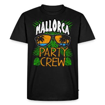 Mallorca Shirt - T-shirt Premium bio Homme - noir - Devant - Nico (187cm)