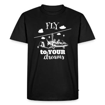 Gyrocopter Gyrokopter Tragschrauber Autogyre - T-shirt Premium bio Homme - noir - Devant - Nico (187cm)