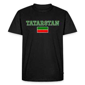 Tatarstan - T-shirt Premium bio Homme - noir - Devant - Nico (187cm)