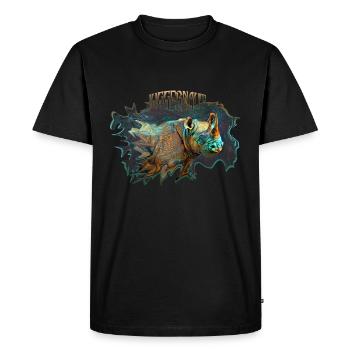 Rhinoceros - T-shirt Premium bio Homme - noir - Devant - Nico (187cm)