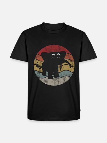 Eléphant éléphant pour enfants - T-shirt Premium bio Homme - noir