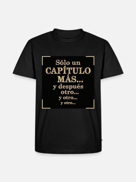 Just One More Chapter - Men's Premium Organic T-Shirt - black