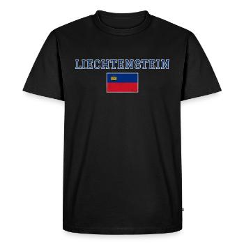 Liechtenstein - T-shirt Premium bio Homme - noir - Devant - Nico (187cm)