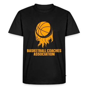 Basketballtrainer Entraîneur de basket-ball Entraîneur - T-shirt Premium bio Homme - noir - Devant - Nico (187cm)