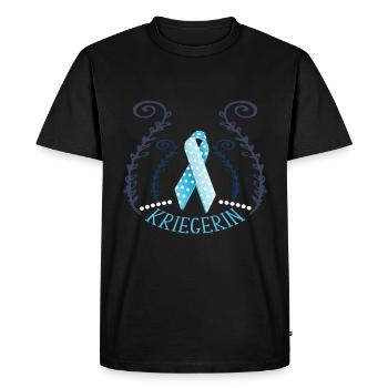 Lipedema Lymphedema Loop Loop support - Men's Premium Organic T-Shirt - black - Front - Nico (187cm)