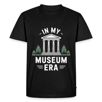 Musée - T-shirt Premium bio Homme - noir - Devant - Nico (187cm)