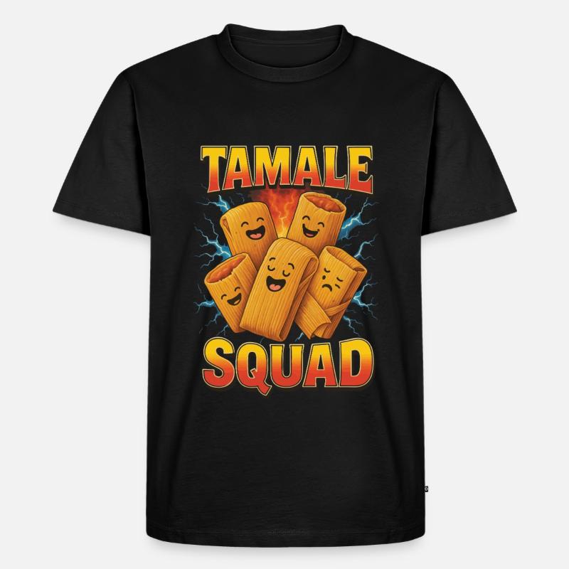Tamale - Männer Premium Bio T-Shirt - Schwarz
