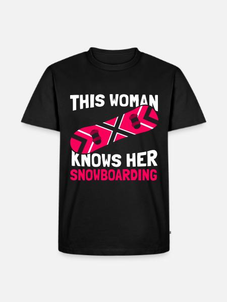Snowboard Snowboarder Snowboarding - Men's Premium Organic T-Shirt - black