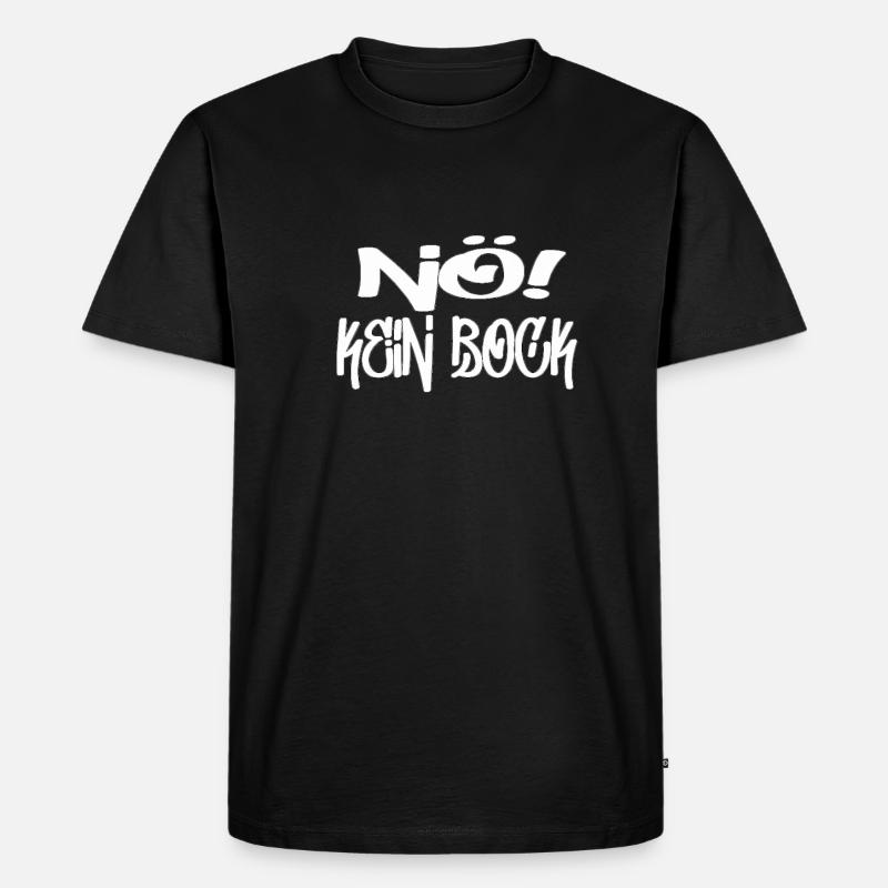 Pas de bouc - T-shirt Premium bio Homme - noir