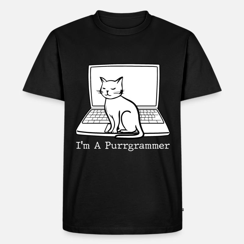 Programmierer Coder Software Entwickler - Männer Premium Bio T-Shirt - Schwarz