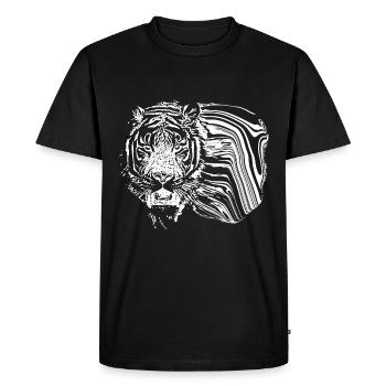 Tiger - T-shirt Premium bio Homme - noir - Devant - Nico (187cm)