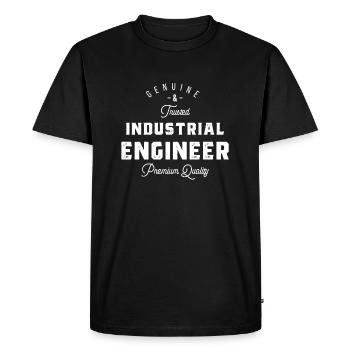 for industrial engineer - Men's Premium Organic T-Shirt - black - Front - Nico (187cm)
