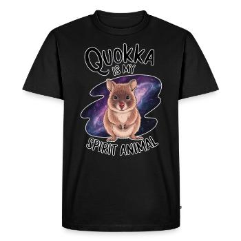Quokka Disant Australie Drôle Quokka Cadeau - T-shirt Premium bio Homme - noir - Devant - Nico (187cm)