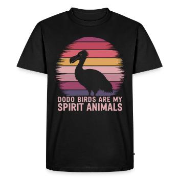 Dodo Dire Dodo Oiseau Drôle Dodo Cadeau - T-shirt Premium bio Homme - noir - Devant - Nico (187cm)