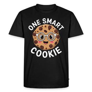 Cookies Disant Biscuits au Chocolat Cadeau de Cookie Drôle - T-shirt Premium bio Homme - noir - Devant - Nico (187cm)
