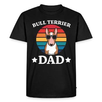 Bull Terrier Dire Drôle Bull Terrier Cadeau - T-shirt Premium bio Homme - noir - Devant - Nico (187cm)