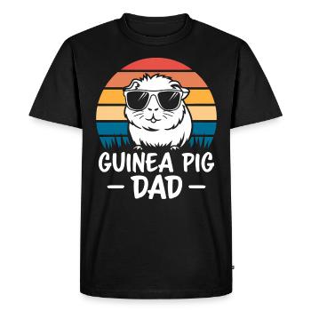 Dicton de cochon d’Inde, Cadeau de cochon d’Inde - T-shirt Premium bio Homme - noir - Devant - Nico (187cm)