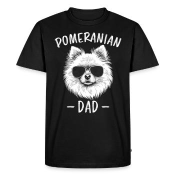 Pomeranian Saying Dog Funny Pomeranian Gift - Men's Premium Organic T-Shirt - black - Front - Nico (187cm)